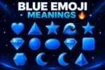 blue emoji meaning