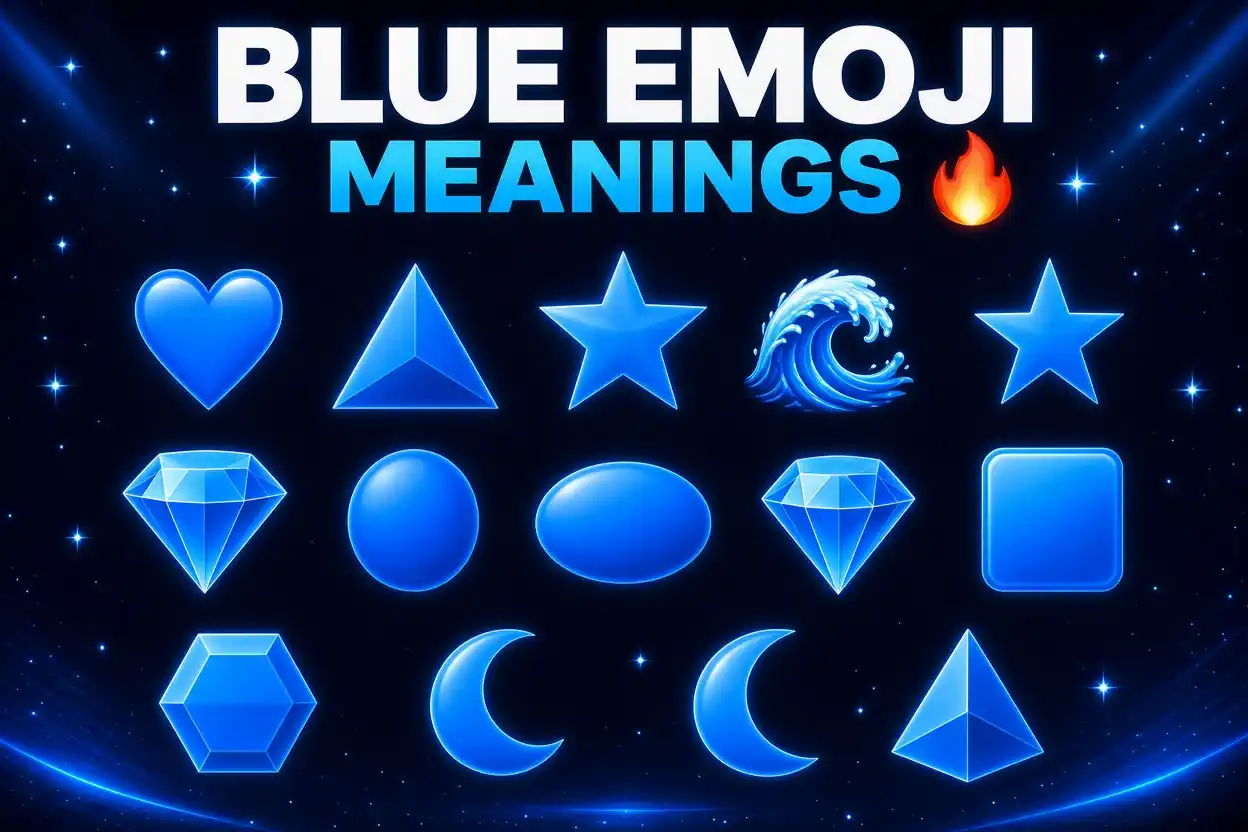 blue emoji meaning