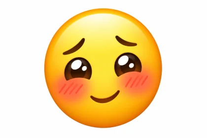 blush emoji