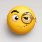 emoji with monocle
