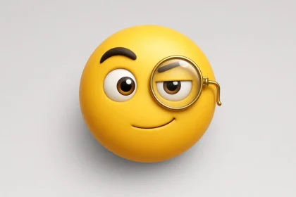 emoji with monocle
