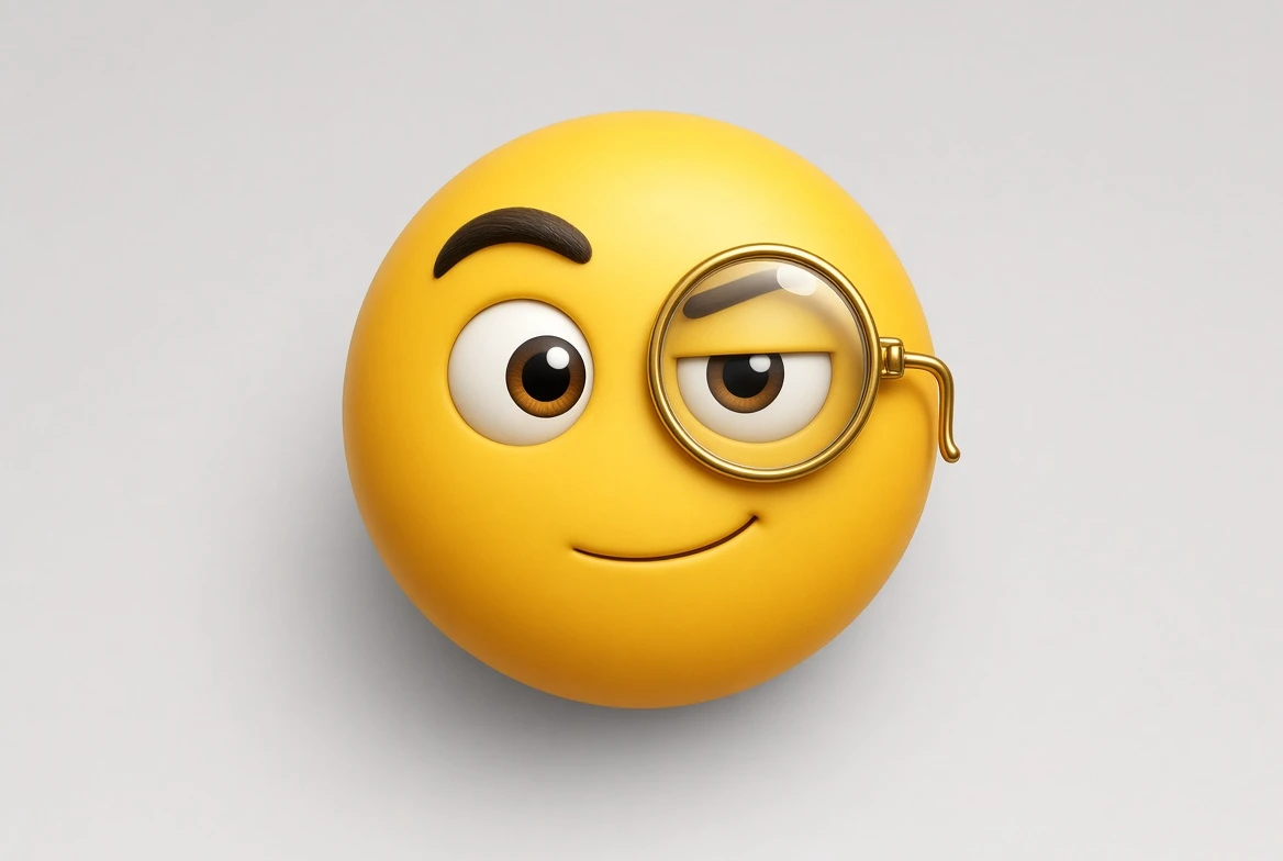 emoji with monocle