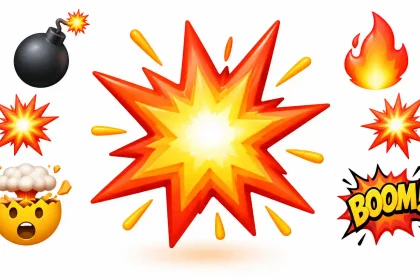 explosion emoji meaning