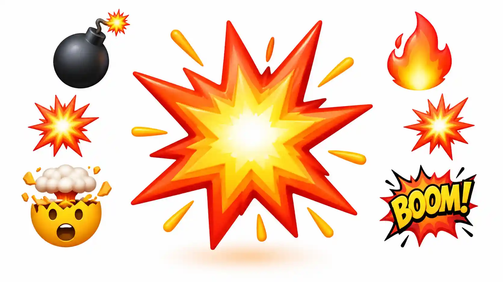 explosion emoji meaning
