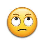 eye roll emoji