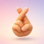 fingers crossed emoji