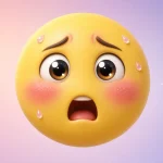 flustered emoji
