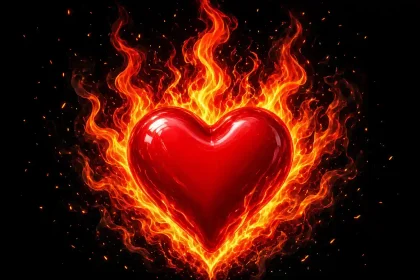 heart fire emoji