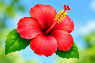 Hibiscus emoji