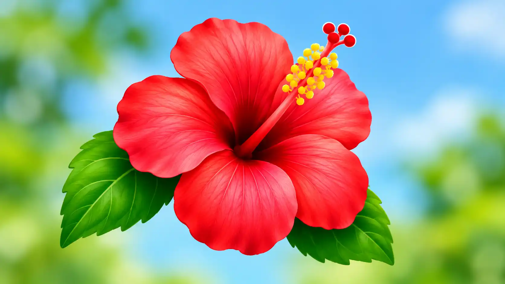 Hibiscus emoji