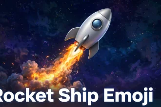Rocket ship emoji